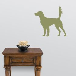 English Setter On Scent Decal