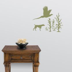 Pointer and Rooster Decal