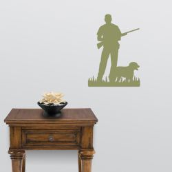 Hunter and Brittany Spaniel Decal