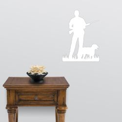 Hunter and Brittany Spaniel Decal