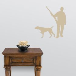 Hunter and German Shorthair Decal