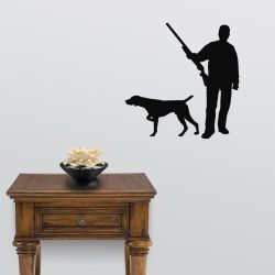 Hunter and German Shorthair Decal