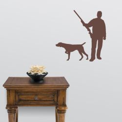 Hunter and German Shorthair Decal