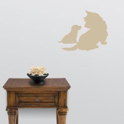 Scottish Terrier Mother and Pup Decal