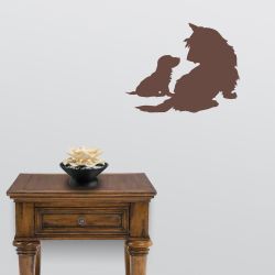 Scottish Terrier Mother and Pup Decal