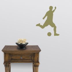 Soccer Kick Wall Decal