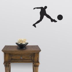 Soccer Bicycle Kick Wall Decal