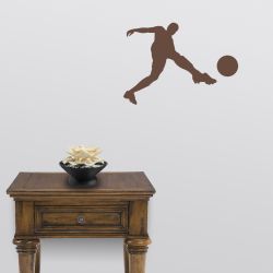 Soccer Bicycle Kick Wall Decal