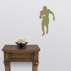 Up the Middle Football Wall Decal