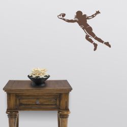 One Hand Football Catch Wall Decal