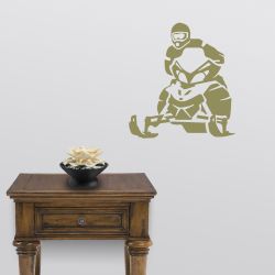 Snowmobile Race Wall Decal