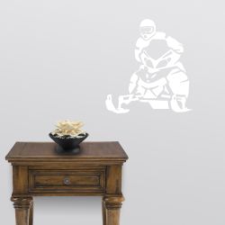 Snowmobile Race Wall Decal