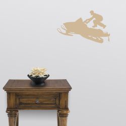 High Jump Snowmobile Wall Decal