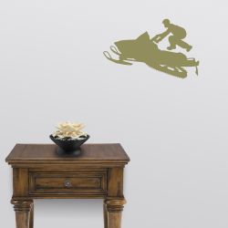 High Jump Snowmobile Wall Decal