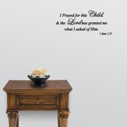 First Samuel Verse Wall Decal