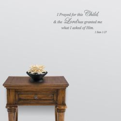 First Samuel Verse Wall Decal