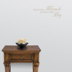Boy Miracle Wall Decal