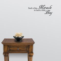 Boy Miracle Wall Decal