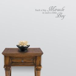 Boy Miracle Wall Decal