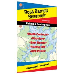 Mississippi Ross Barnett Reservoir Fishing Hot Spots Map