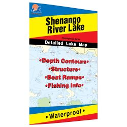Pennsylvania Shenango River Lake Fishing Hot Spots Map