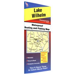 Pennsylvania Wilhelm Lake Fishing Hot Spots Map