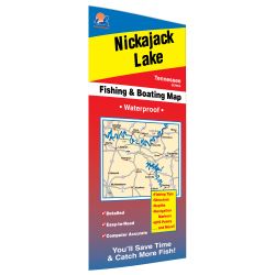 Tennessee Nickajack Lake Fishing Hot Spots Map