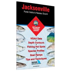 Florida Jacksonville - Ponte Vedra to Nassau Sound Fishing Hot Spots Map
