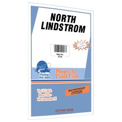 Minnesota North Lindstrom Lake-Chisago Chain Fishing Hot Spots Map