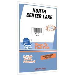 Minnesota North Center Lake-Chisago Chain Fishing Hot Spots Map