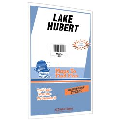 Minnesota Hubert Lake Fishing Hot Spots Map