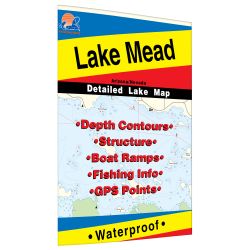 Nevada Mead Lake Fishing Hot Spots Map