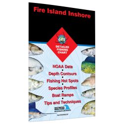 New York Fire Island Inshore-Islip to Hampton Bays Fishing Hot Spots Map