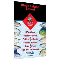 New York Nantucket Sound-Montauk and Block Island Fishing Hot Spots Map