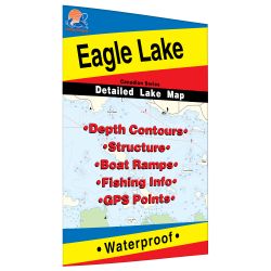 Ontario Eagle Lake Fishing Hot Spots Map