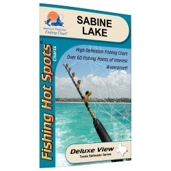 Sabine Lake Fishing Hot Spots Map