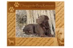 Chesapeake Bay Retriever Dog Alderwood 5x7 Horizontal Picture Frame