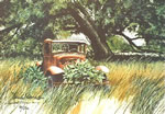 Abandoned - Old Truck Art Print by Les McDonald, Jr.