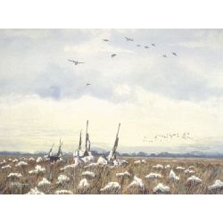 Fooled Again - Goose Hunting Art Print by Les McDonald, Jr.