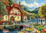 House By the Pond 1000-Piece Puzzle