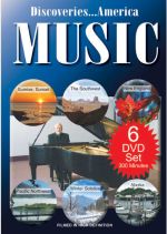 Collection of 6 Discoveries-America Music DVDs from Around the US.