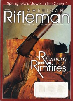 Vintage American Rifleman Magazine - July, 2002 - Very Good Condition