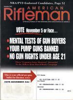Vintage American Rifleman Magazine - November, 2002 - Like New Condition