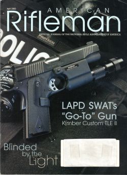 Vintage American Rifleman Magazine - April, 2003 - Very Good Condition