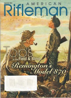 Vintage American Rifleman Magazine - September, 2003 - Very Good Condition