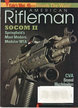 Vintage American Rifleman Magazine - January, 2006 - Very Good Condition