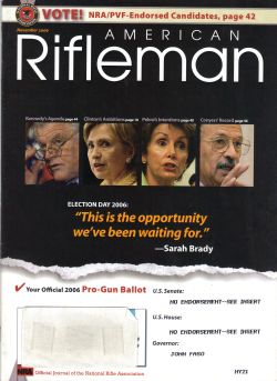 Vintage American Rifleman Magazine - November, 2006 - Very Good Condition