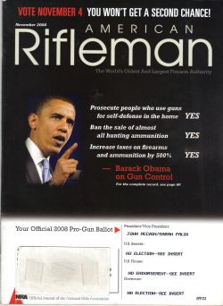 Vintage American Rifleman Magazine - November, 2008 - Like New Condition