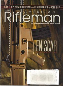 Vintage American Rifleman Magazine - July, 2009 - Very Good Condition