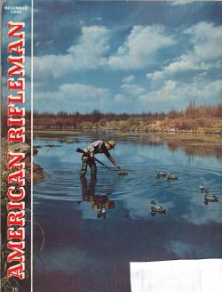 Vintage American Rifleman Magazine - November, 1952 - Very Good Condition